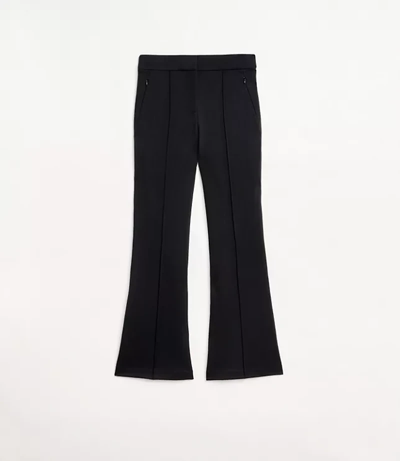Petite Curvy LOFT Versa Ponte Deluxe Flare Pants