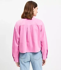 Cotton Corduroy Modern Pocket Shirt