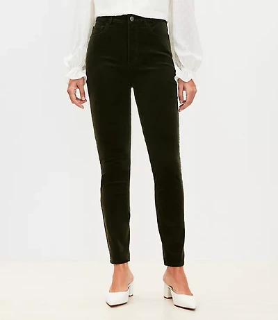 Petite Curvy Skinny Pants Corduroy