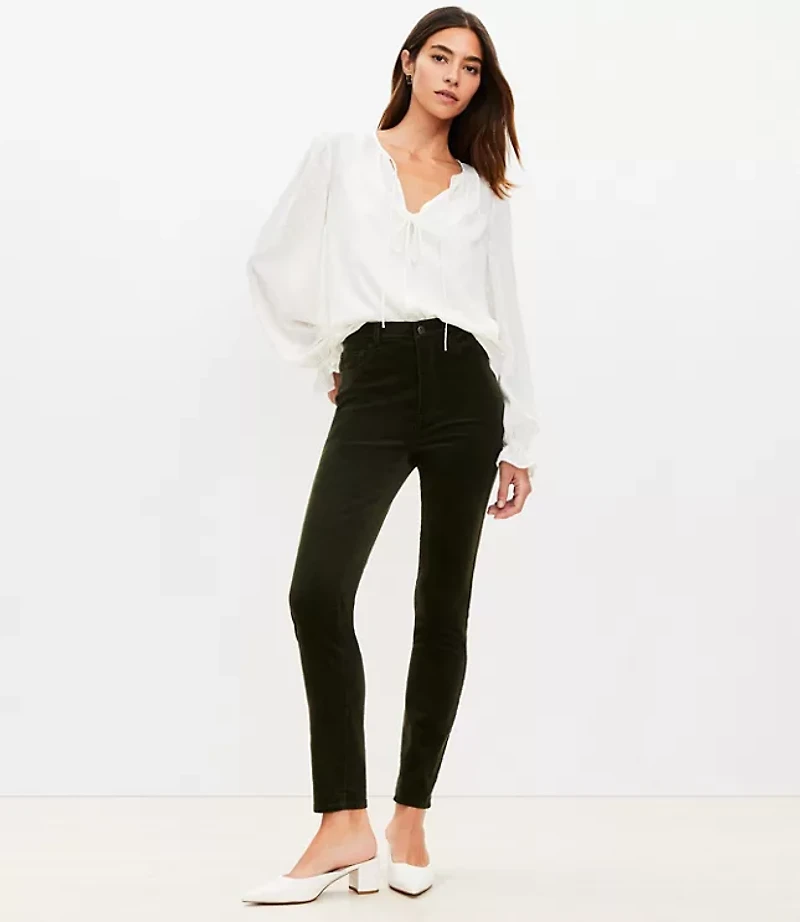 Petite Skinny Pants Corduroy