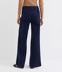 Tall Palmer Wide Leg Pants Brushed Corduroy