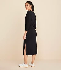 Lou & Grey Signaturesoft 3/4 Sleeve Column Dress