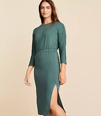 Lou & Grey Signaturesoft 3/4 Sleeve Column Dress