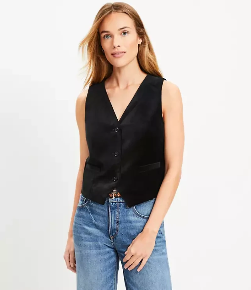 Velvet Pocket Vest
