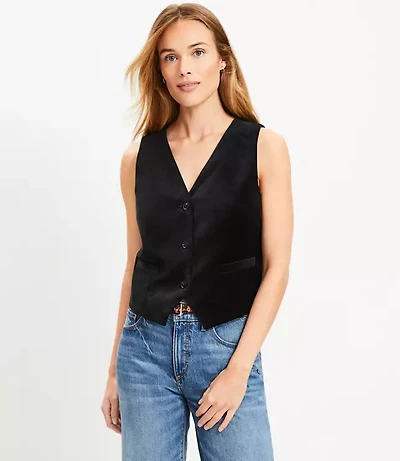 Velvet Pocket Vest