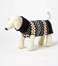 Fair Isle Dog Sweater