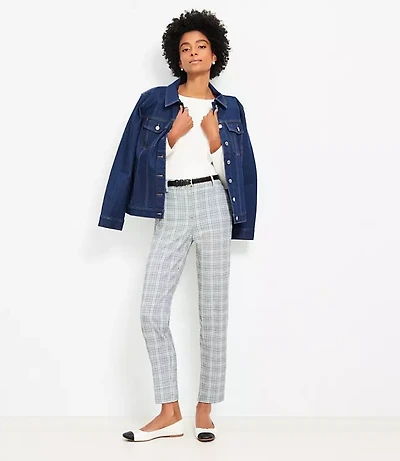 Tall Riviera Slim Pants in Plaid