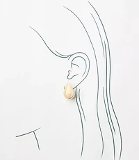 Modern Teardrop Stud Earrings