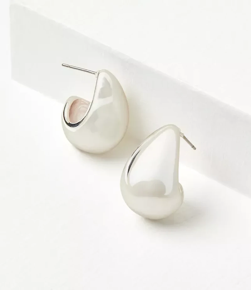 Modern Teardrop Stud Earrings