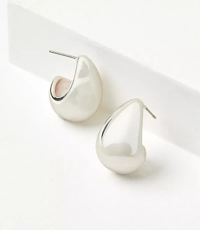 Modern Teardrop Stud Earrings