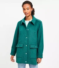 Petite Brushed Barn Jacket