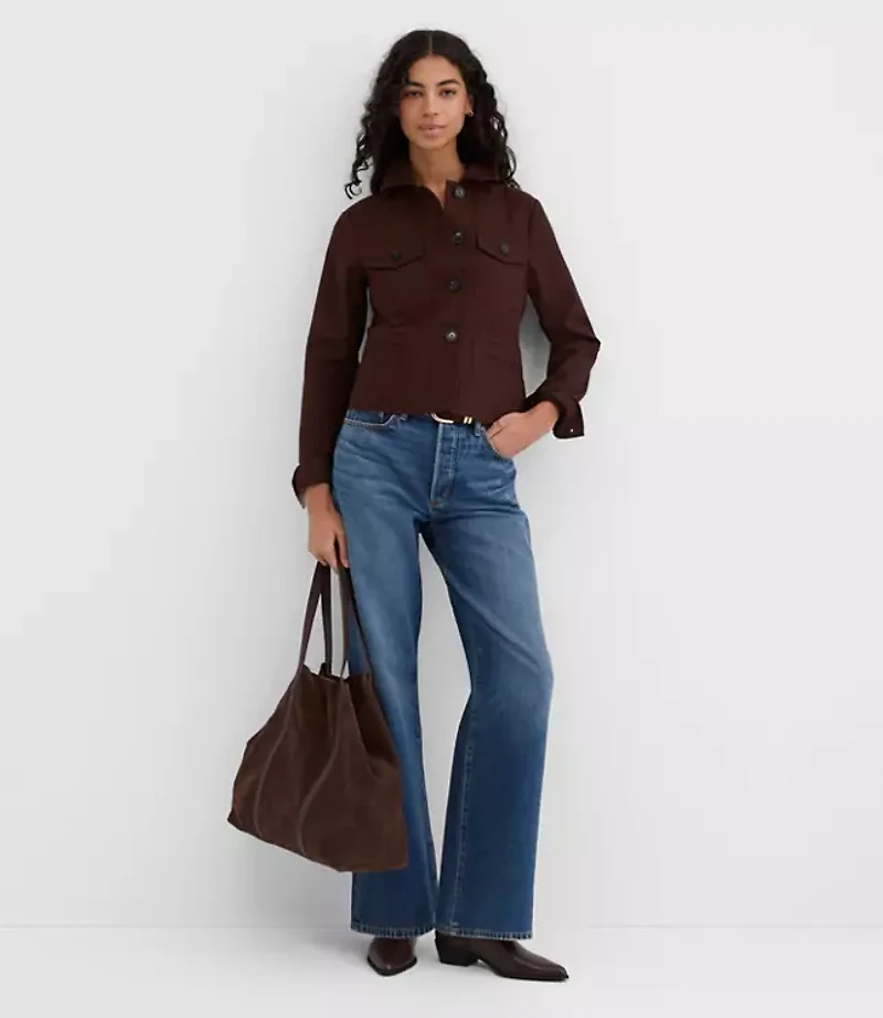 Twill Tailored Utility Jacket