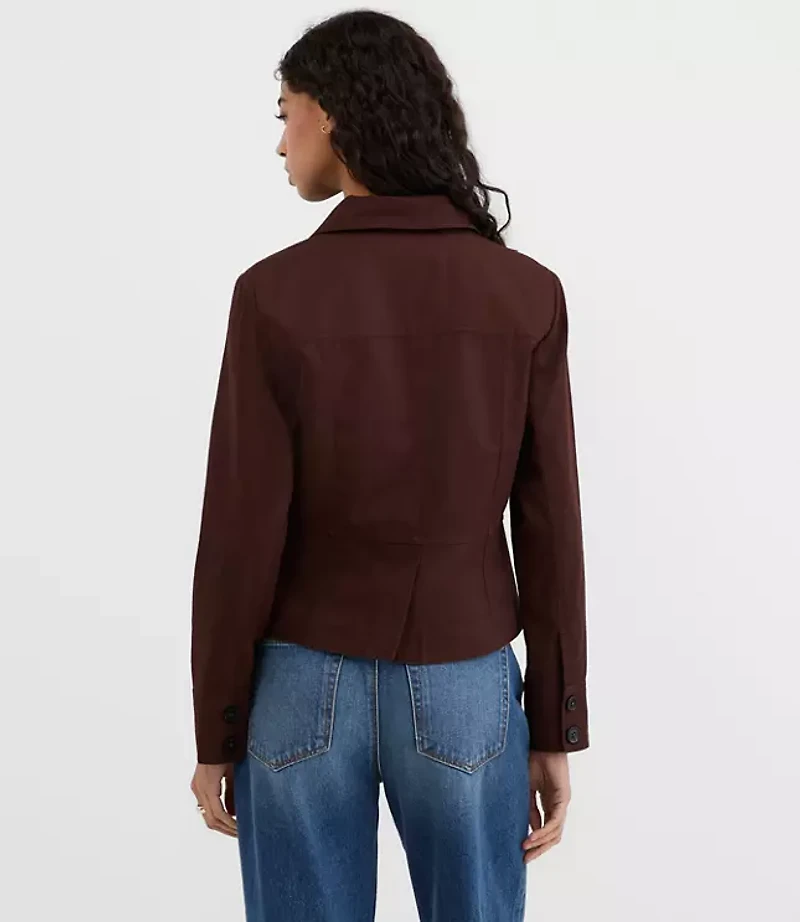 Twill Tailored Utility Jacket