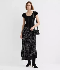 Zip Bubble Sleeve Top