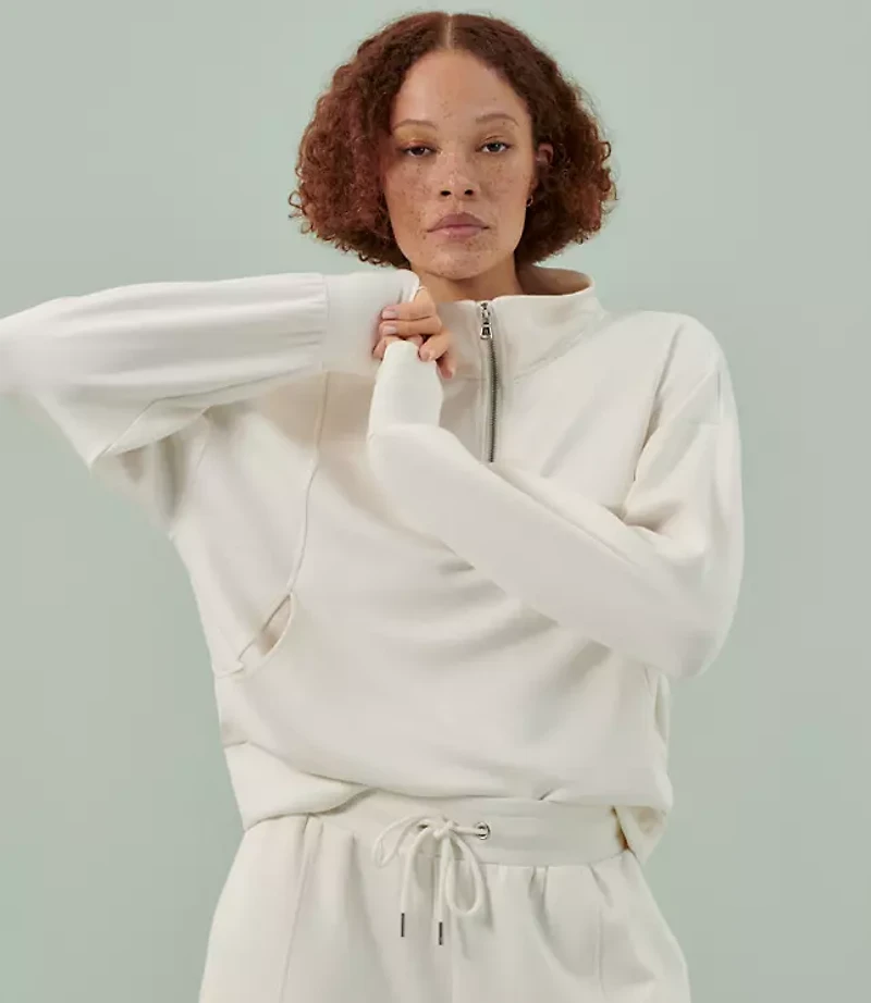 Lou & Grey Scubasoft Half Zip Top