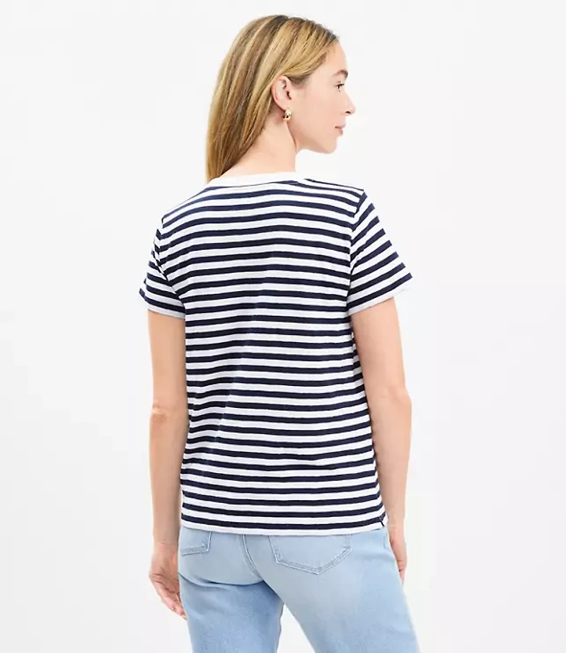 Striped Everyday Crew Tee