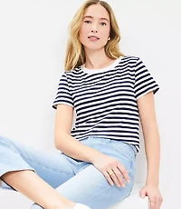 Striped Everyday Crew Tee