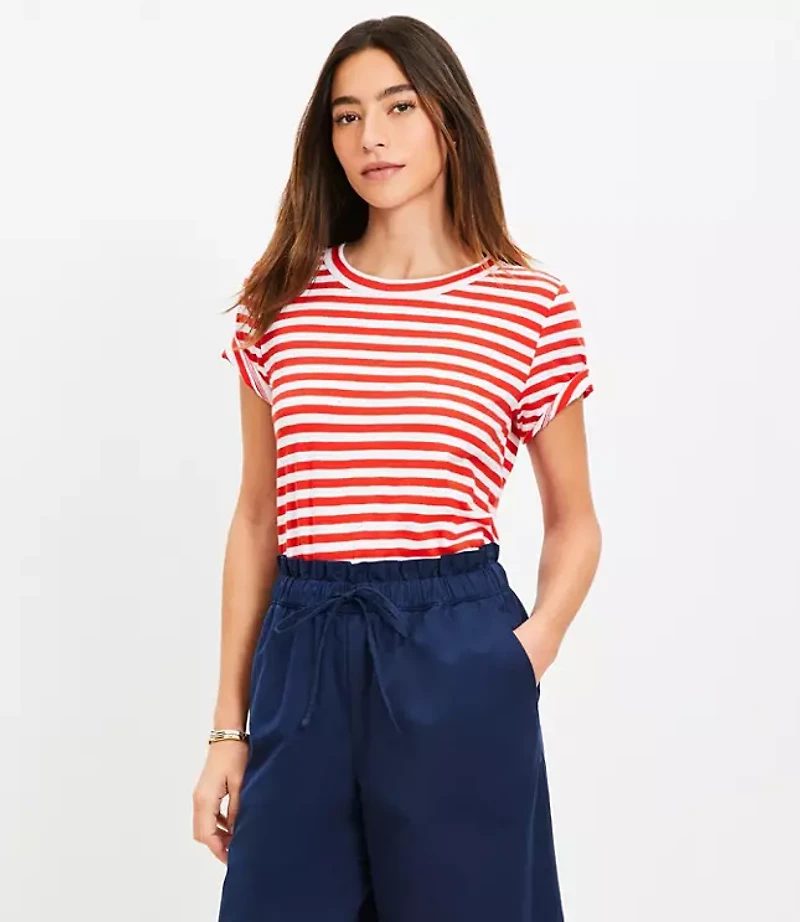 Striped Everyday Crew Tee