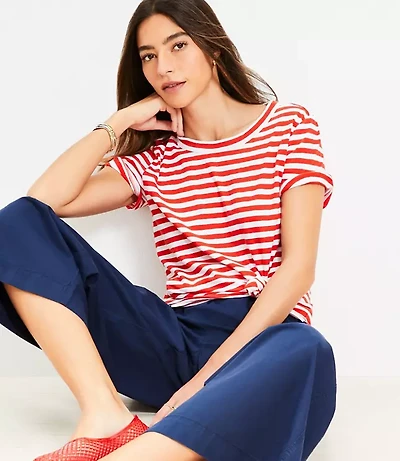 Striped Everyday Crew Tee