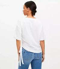 Side Tie Modern Tee