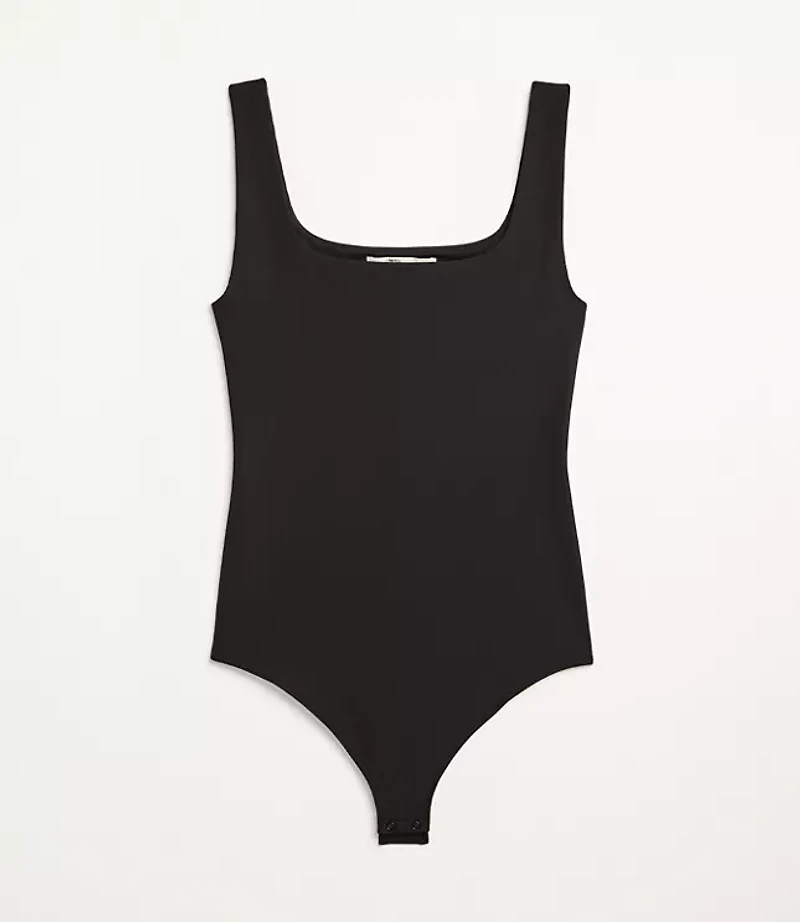 LOFT Versa Ribbed Square Neck Bodysuit
