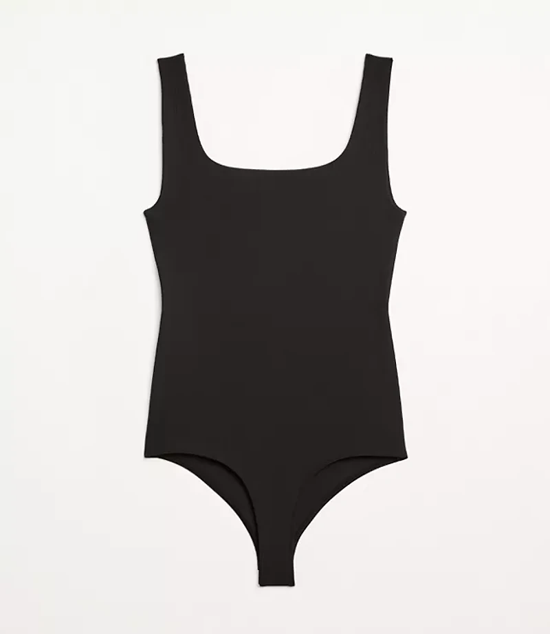 LOFT Versa Ribbed Square Neck Bodysuit