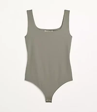 LOFT Versa Ribbed Square Neck Bodysuit