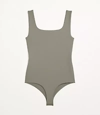 LOFT Versa Ribbed Square Neck Bodysuit