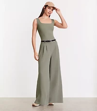 LOFT Versa Ribbed Square Neck Bodysuit