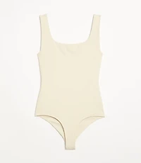 LOFT Versa Ribbed Square Neck Bodysuit