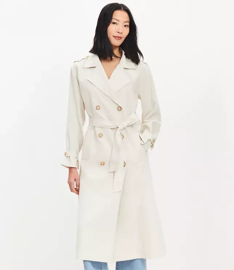 Fluid Trench Coat
