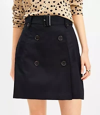 Trench Pocket Wrap Skirt