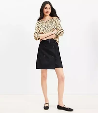 Trench Pocket Wrap Skirt