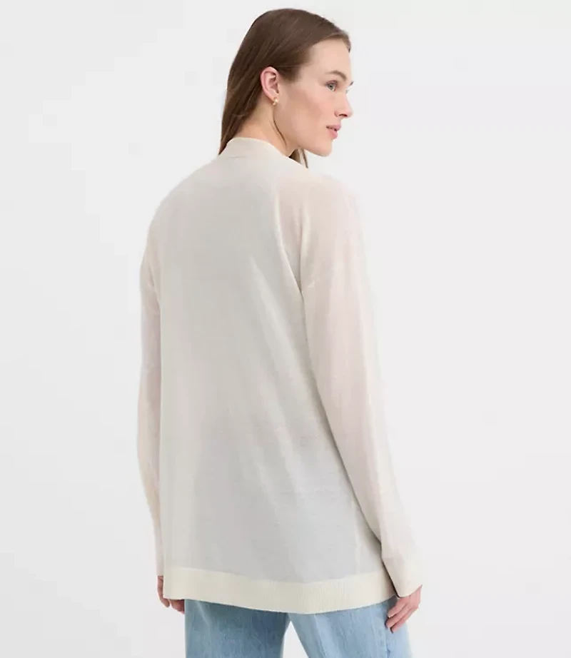 Sheer Open Cardigan