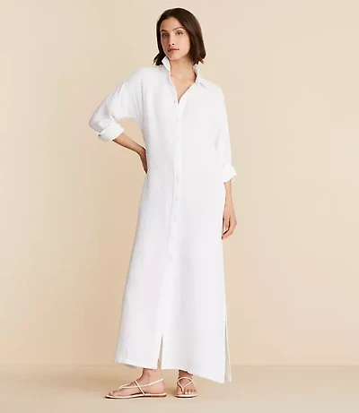 Petite Lou & Grey Triple Cloth Maxi Pocket Shirtdress