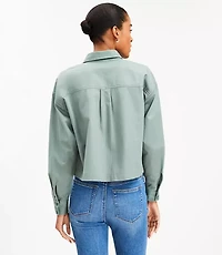 Wide Sleeve Modern Utility Shirt