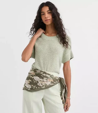 Ribtrim Wedge Sweater