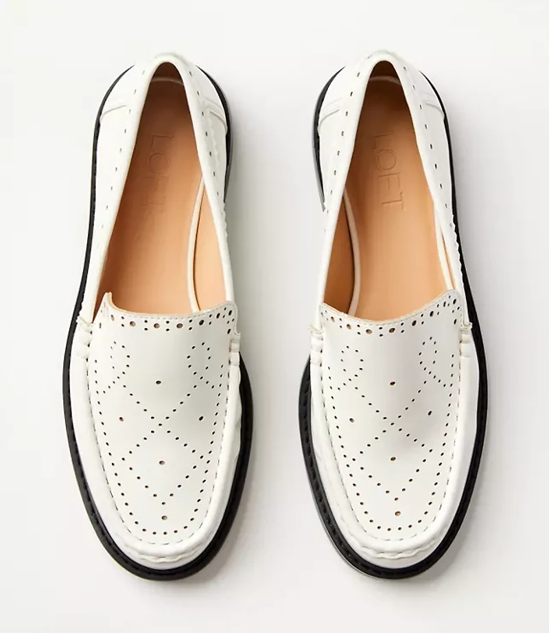 Perforated Loafers