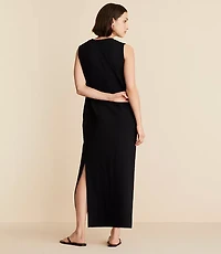 Lou & Grey Soft Slub Maxi Pocket Tee Dress
