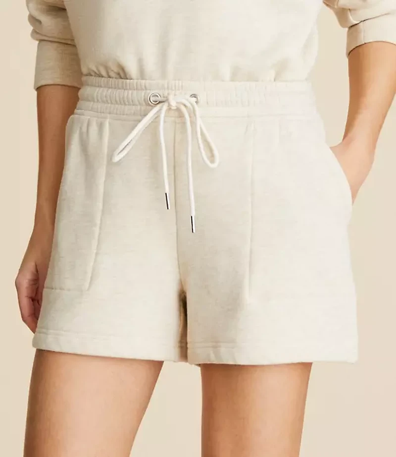 Lou & Grey Fluffy Fleece Drawstring Shorts