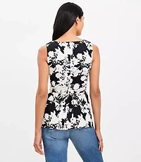 Garden Linen Blend Square Neck Vest Top