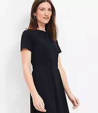 Tall Smocked Waist Midi Tee Dress