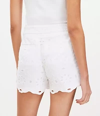 Riviera Shorts in Eyelet