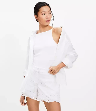 Riviera Shorts in Eyelet