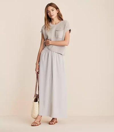 Lou & Grey Wanderweave Maxi Pocket Skirt