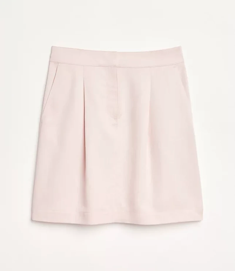 Petite LOFT Versa Pure Spun Mini Pocket Skirt