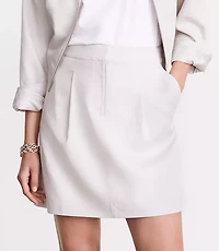 Petite LOFT Versa Pure Spun Mini Pocket Skirt