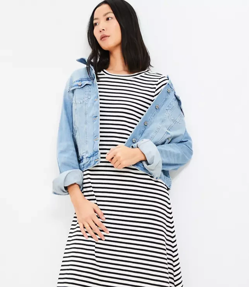 Striped Maxi Tee Dress