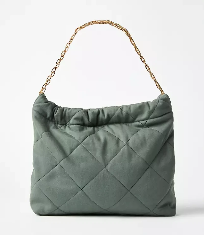 Quilted Hobo Bag