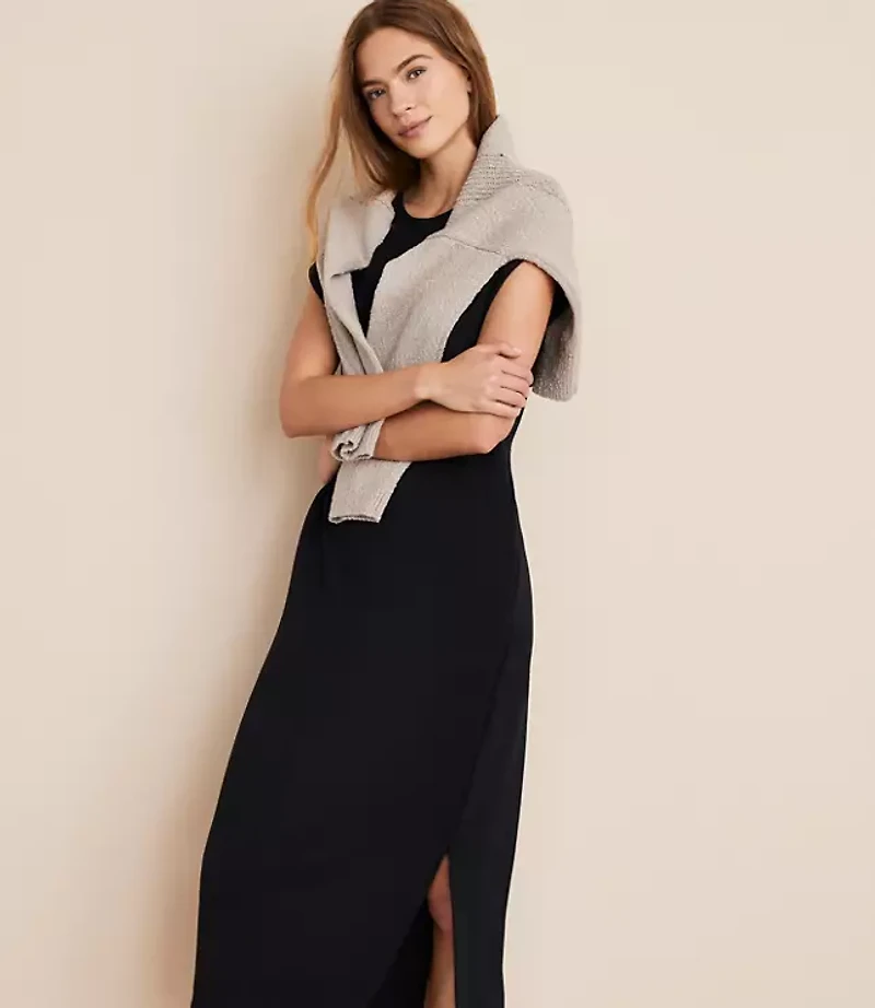 Lou & Grey Scubasoft Muscle Tee Midi Pocket Dress